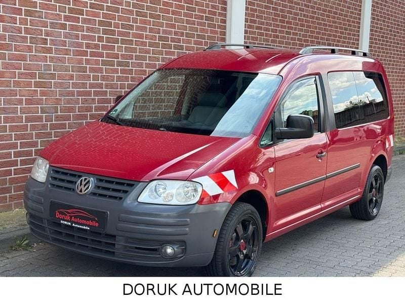 Rot Gebraucht 2008 VW Caddy Maxi Van / Kleinbus | 3.490 € (Fairer Preis) - Bild 1/4