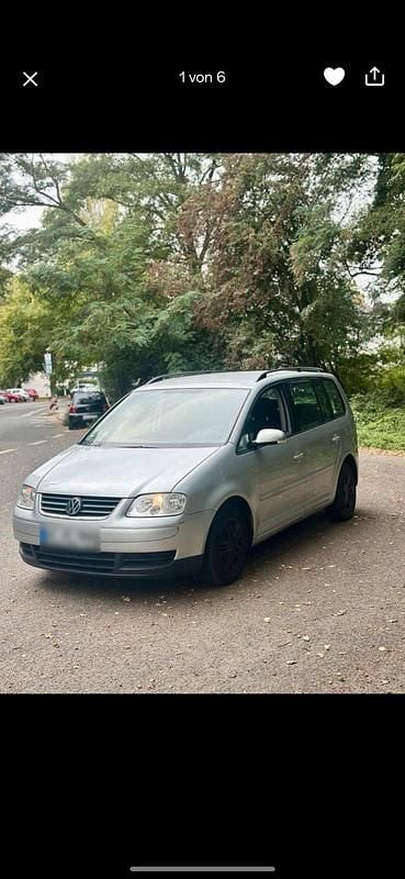 Silber Gebraucht 2003 VW Touran Van / Kleinbus | 1.150 € (Superpreis) - Bild 1/4