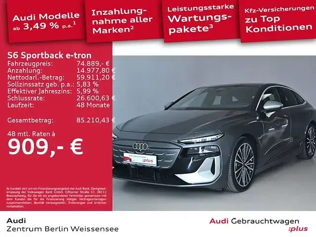 Gebraucht Audi S6 e-tron Sport 369 kW (503 PS) 2025 Grau Limousine
