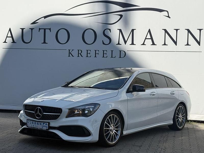 Weiß Gebraucht 2016 Mercedes CLA220 Shooting Brake AMG line Kombi | 18.950 € (Teuer) - Bild 1/4