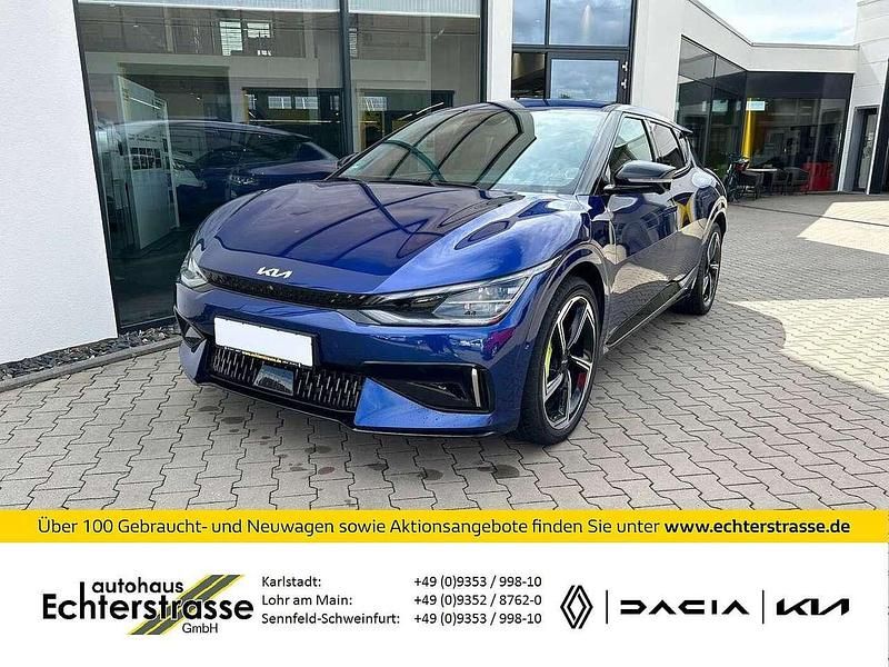 Yachtblau metallic Gebraucht 2022 Kia EV6 GT SUV | 48.490 € (Teuer) - Bild 1/4
