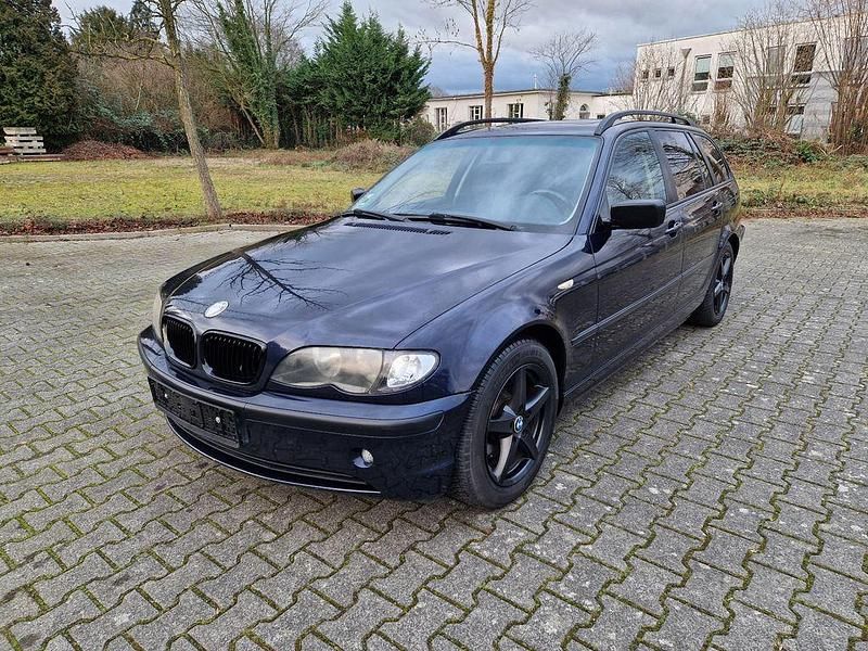 Schwarz Gebraucht 2004 BMW 320 Sport Line Kombi | 2.950 € (Superpreis) - Bild 1/4