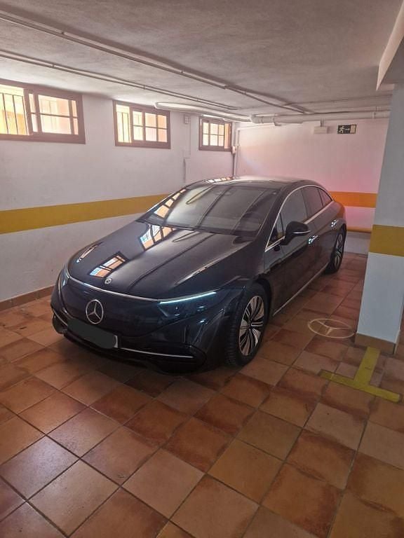 Schwarz Gebraucht 2023 Mercedes EQS450+ Limousine | 60.700 € (Superpreis) - Bild 1/4