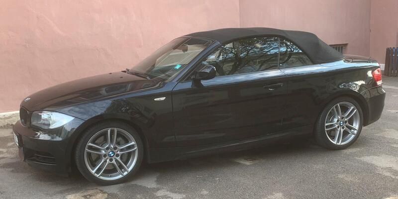 Schwarz Gebraucht 2010 BMW 135 Cabriolet Cabrio | 17.800 € - Bild 1/4