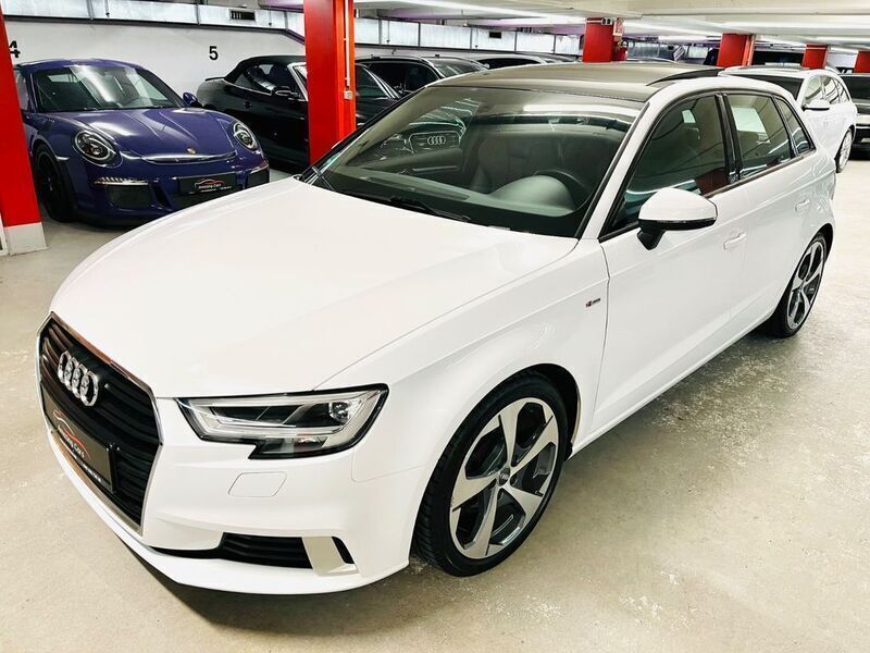 Weiß Gebraucht 2017 Audi A3 Sportback S-Line Limousine | 16.500 € (Etwas zu teuer) - Bild 1/4