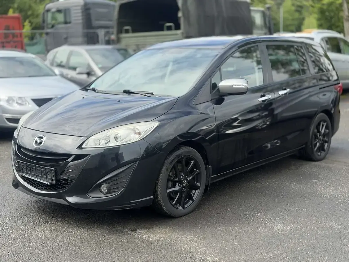 Gebraucht Mazda 5 Sendo 116 PS (85 kW) 2015 Onyxschwarz metallic Van / Kleinbus