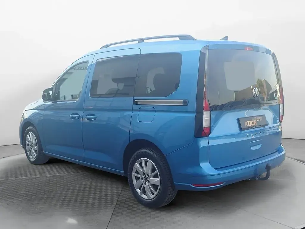 Gebraucht VW Caddy Life 123 PS (90 kW) 2021 Costa azul metallic Van / Kleinbus