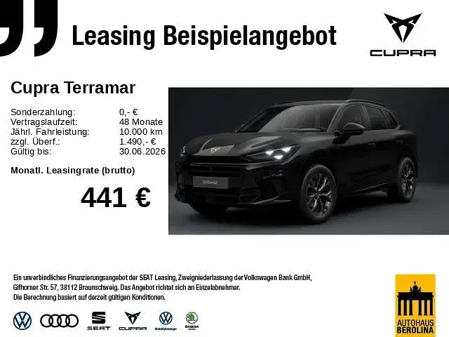 Neu Cupra Terramar 150 PS (110 kW) 2026 Schwarz SUV