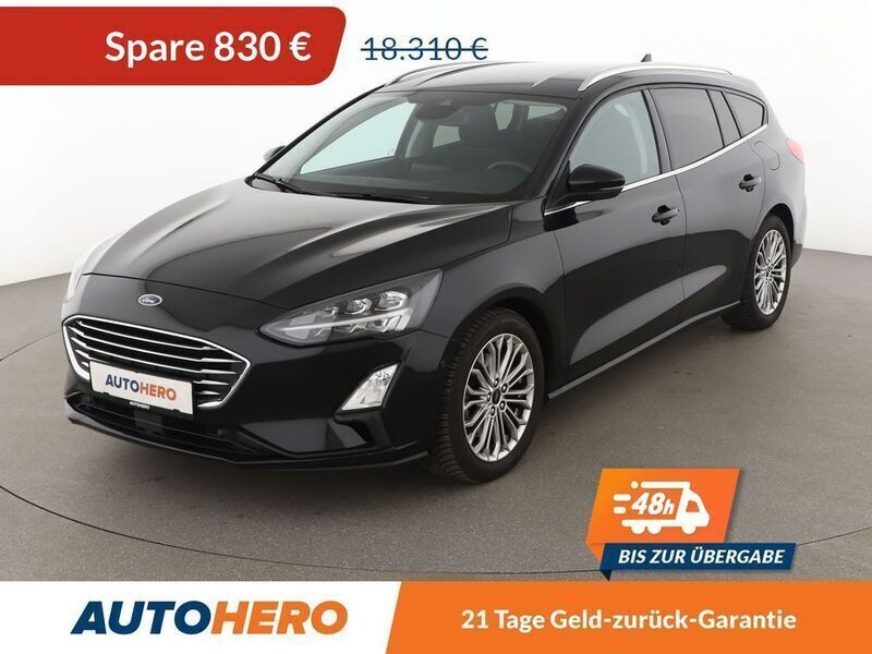 Schwarz Gebraucht 2020 Ford Focus Titanium Kombi | 17.000 € (Fairer Preis) - Bild 1/3