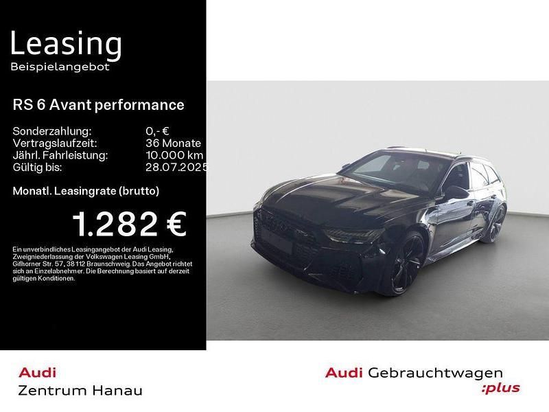 Sebringschwarz kristalleffekt Gebraucht 2024 Audi RS6 Performance Kombi | 129.849 € (Fairer Preis) - Bild 1/4