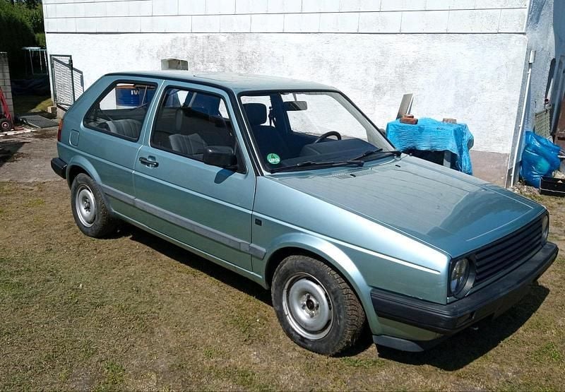 Grün Gebraucht 1991 VW Golf II Kleinwagen | 1.600 € - Bild 1/4