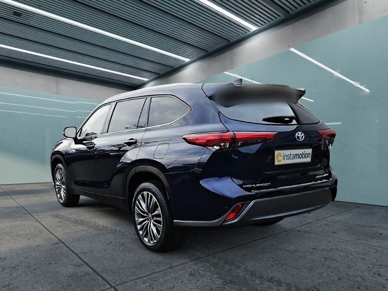 Gebraucht Toyota Highlander Hybrid Executive 247 PS (181 kW) 2021 Blau SUV
