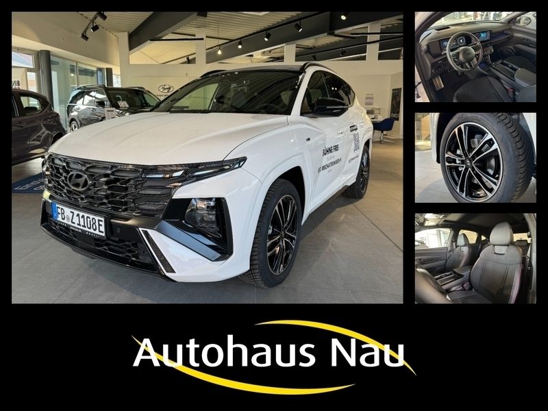 Atlas white / sol Gebraucht 2025 Hyundai Tucson N Line SUV | 39.290 € (Superpreis) - Bild 1/4