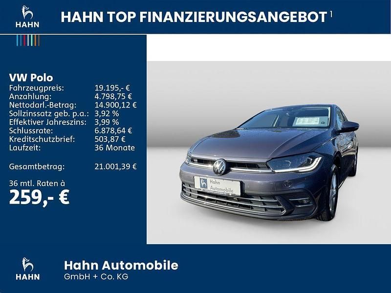 Gebraucht VW Polo Style 95 PS (69 kW) 2023 Rauchgrau metallic Kleinwagen
