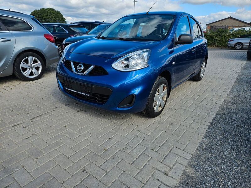 Blau Gebraucht 2016 Nissan Micra Visia Kleinwagen | 5.650 € (Fairer Preis) - Bild 1/4