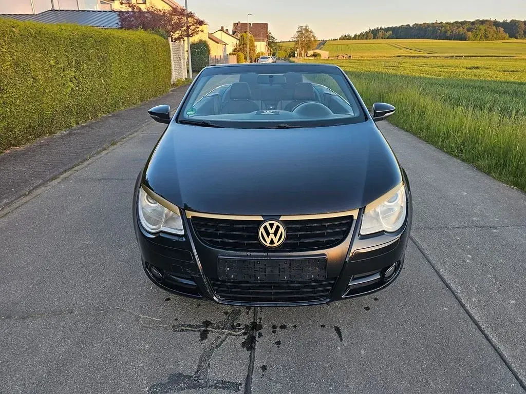 Gebraucht VW Eos 122 PS (89 kW) 2009 Schwarz Cabrio