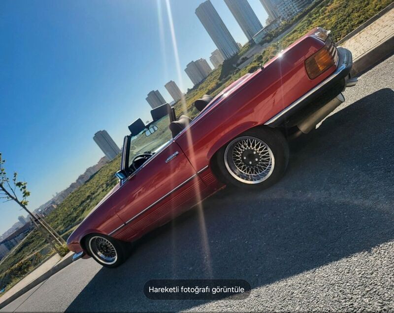 Rot Gebraucht 1972 Mercedes SL450 Cabrio | 21.899 € - Bild 1/4