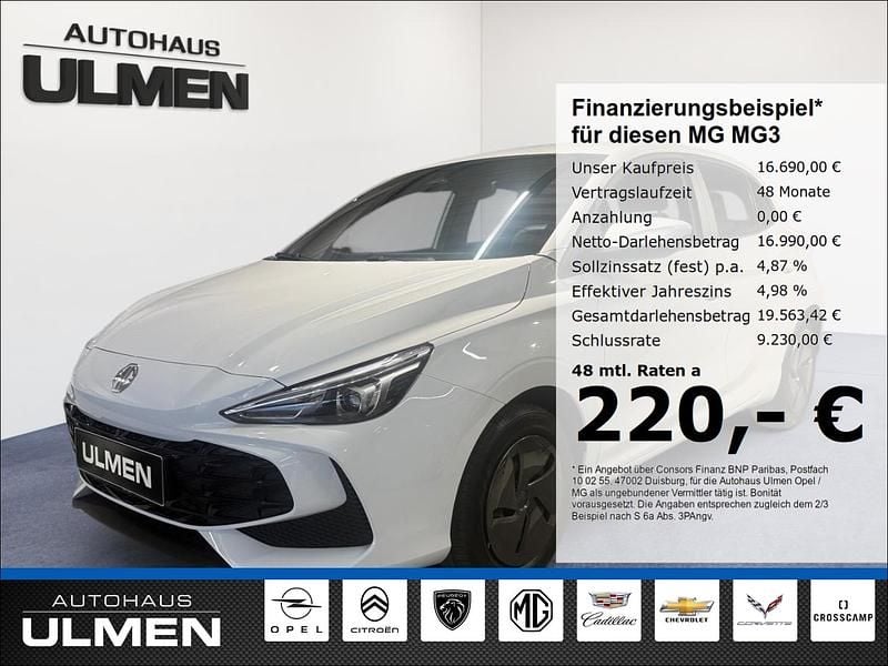 Neu MG MG3 116 PS (85 kW) 2025 Weiss Kleinwagen