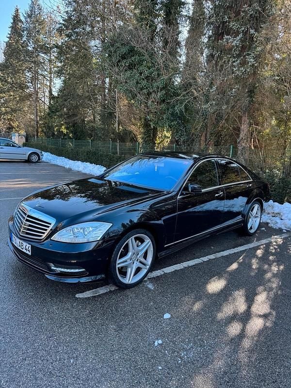 Schwarz Gebraucht 2012 Mercedes S350 AMG line Limousine | 17.900 € (Guter Preis) - Bild 1/4