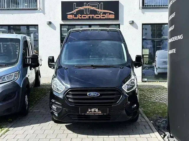 Gebraucht Ford Transit Custom 170 PS (125 kW) 2021 Obsidianschwarz metallic Van / Kleinbus