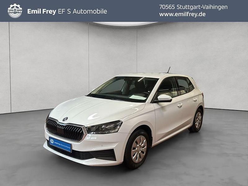 Gebraucht Skoda Fabia Ambition 110 PS (80 kW) 2022 Moonweiß perleffekt Kleinwagen