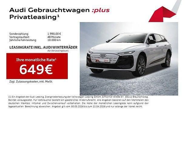 Gebraucht Audi A6 e-tron S-Line 314 kW (428 PS) 2025 Gletscherweiß metallic Kombi
