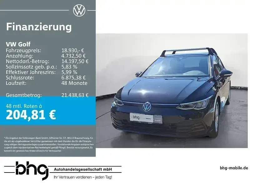 Gebraucht VW Golf VIII Life 131 PS (96 kW) 2022 Limousine