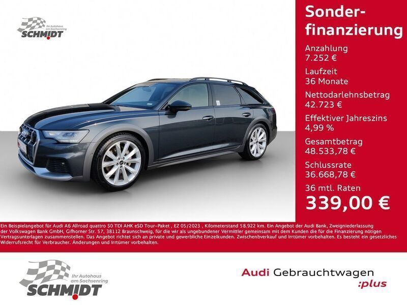 Manhattangrau metallic Gebraucht 2023 Audi A6 Allroad Kombi | 49.975 € (Superpreis) - Bild 1/4