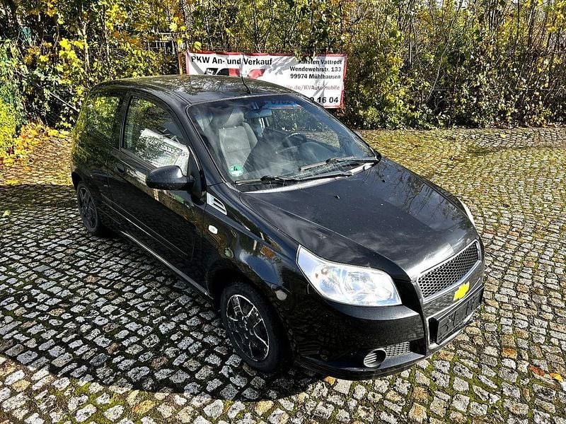 Schwarz Gebraucht 2009 Chevrolet Aveo Kleinwagen | 1.200 € (Superpreis) - Bild 1/4