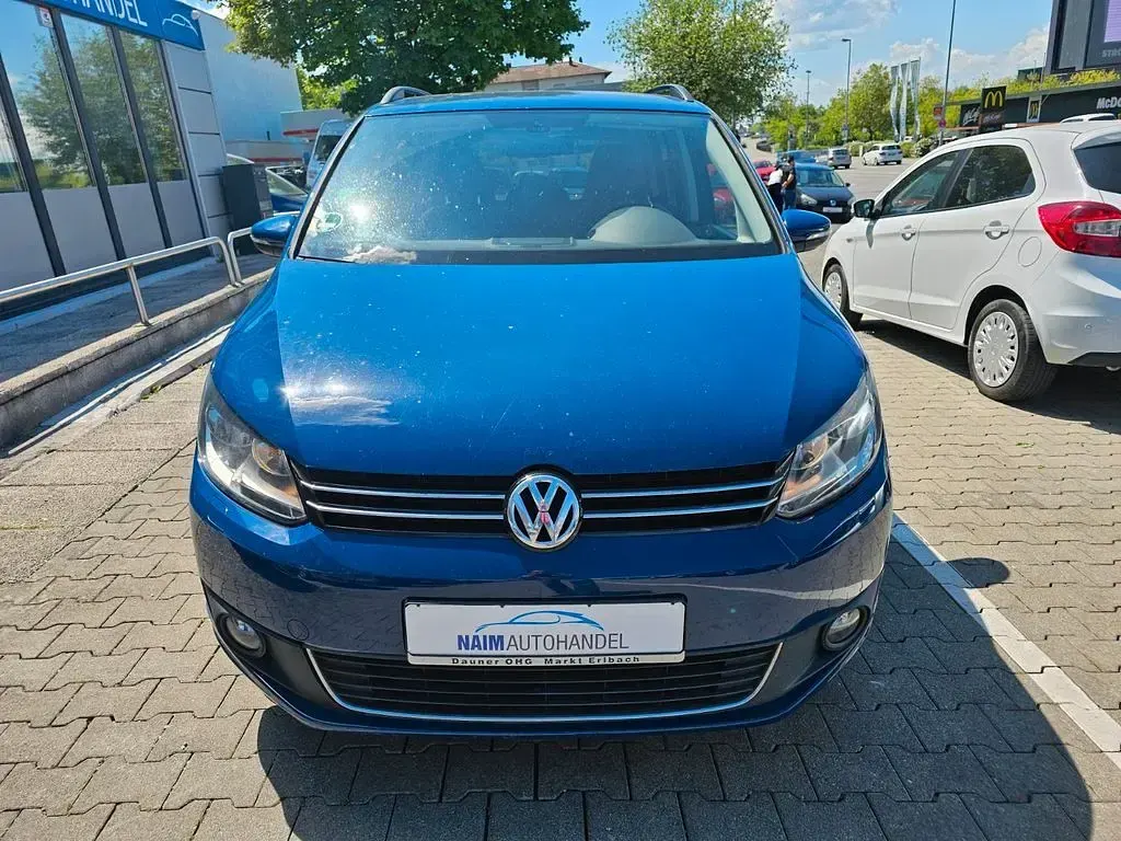 Gebraucht VW Touran Comfortline 140 PS (102 kW) 2012 Blau Van / Kleinbus