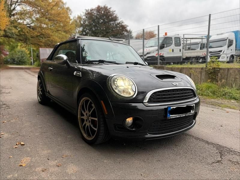 Schwarz Gebraucht 2009 Mini John Cooper Works Cabriolet Cabrio | 6.500 € (Superpreis) - Bild 1/4