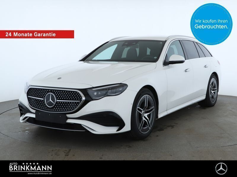 Unilack polarweiß Gebraucht 2024 Mercedes E300 AMG Kombi | 49.880 € (Guter Preis) - Bild 1/4