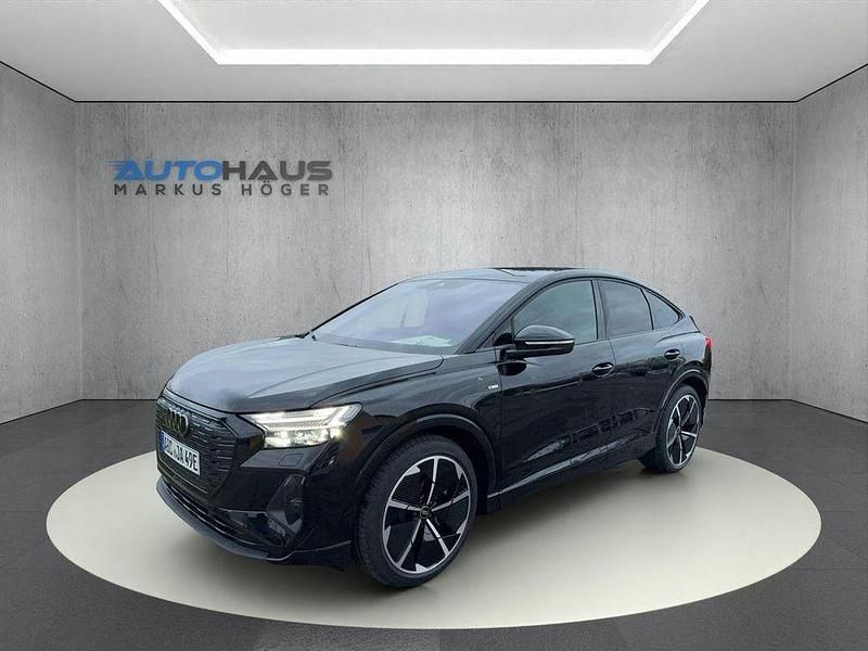 Mythosschwarz metallic Gebraucht 2023 Audi Q4 Sportback e-tron S-Line SUV | 59.490 € - Bild 1/4