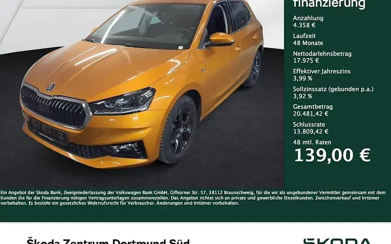 Gebraucht Skoda Fabia Tour 116 PS (85 kW) 2025 Kleinwagen