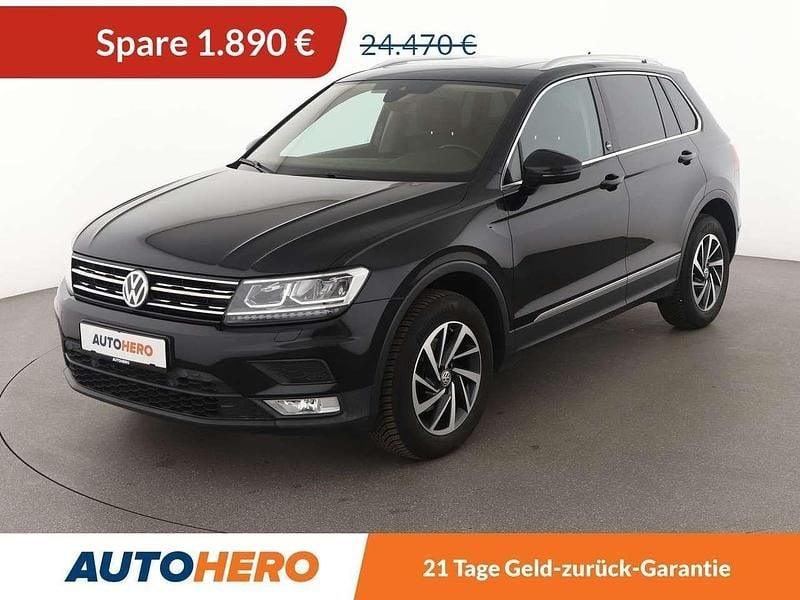 Schwarz Gebraucht 2017 VW Tiguan Sound SUV | 22.580 € (Guter Preis) - Bild 1/3