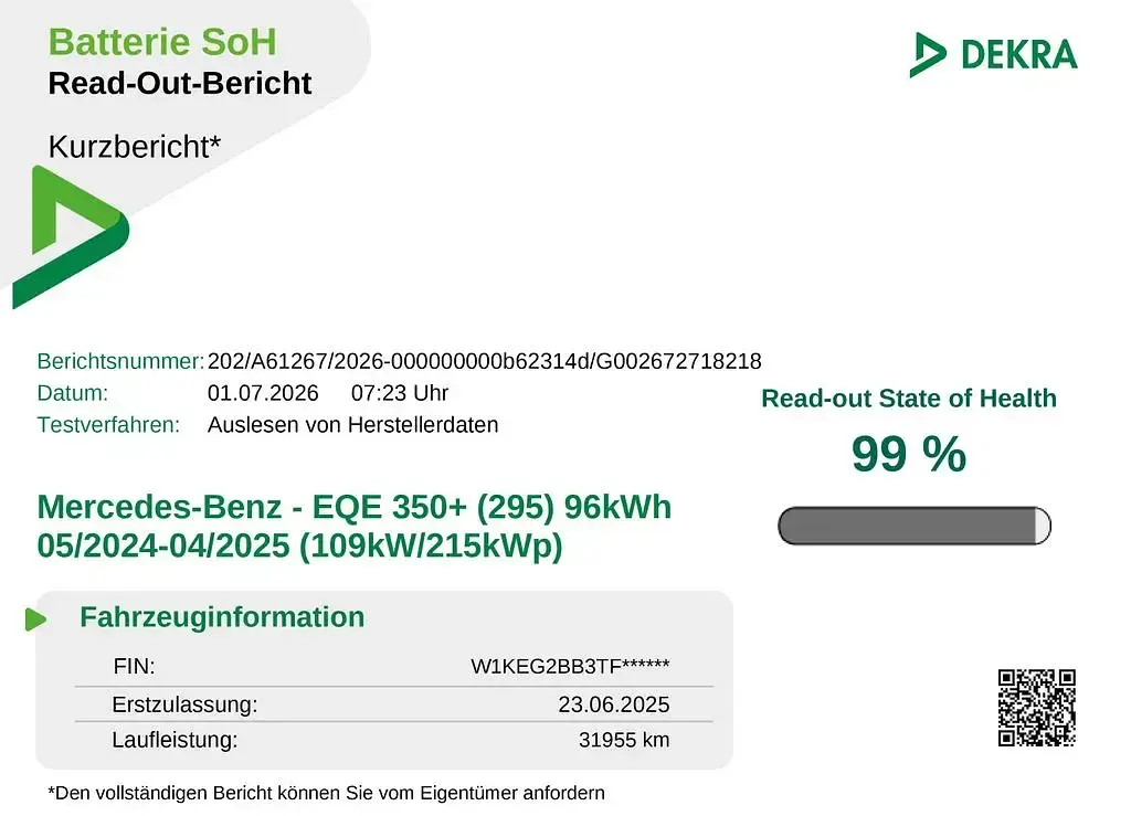 Gebraucht Mercedes EQE350 Advanced Plus 235 kW (320 PS) 2025 Schwarz Limousine