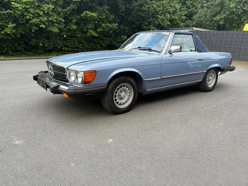 Gebraucht Mercedes SL380 204 PS (150 kW) 1985 Blau Cabrio