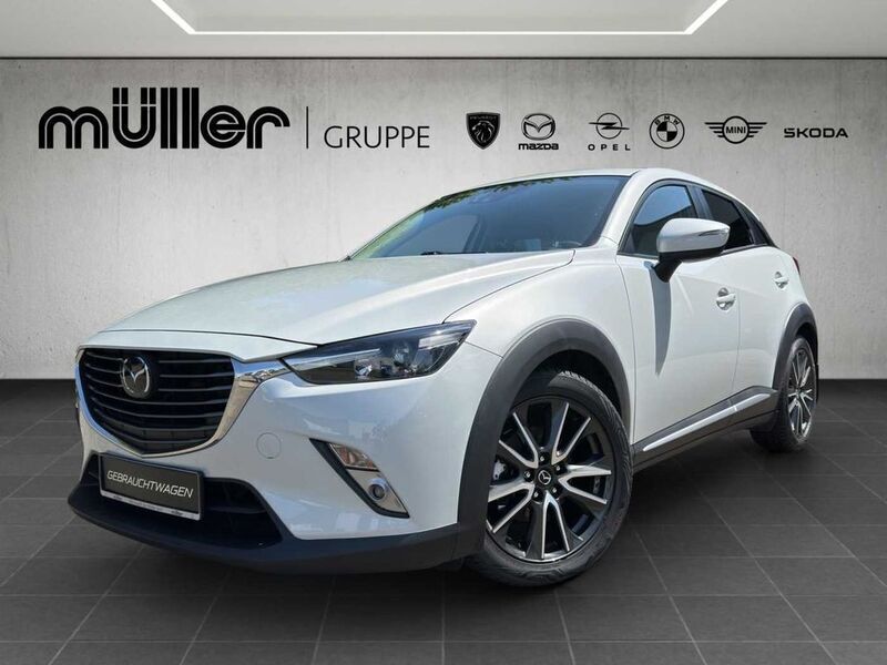 Mondsteinweiß metallic Gebraucht 2015 Mazda CX-3 SUV | 12.906 € (Fairer Preis) - Bild 1/2