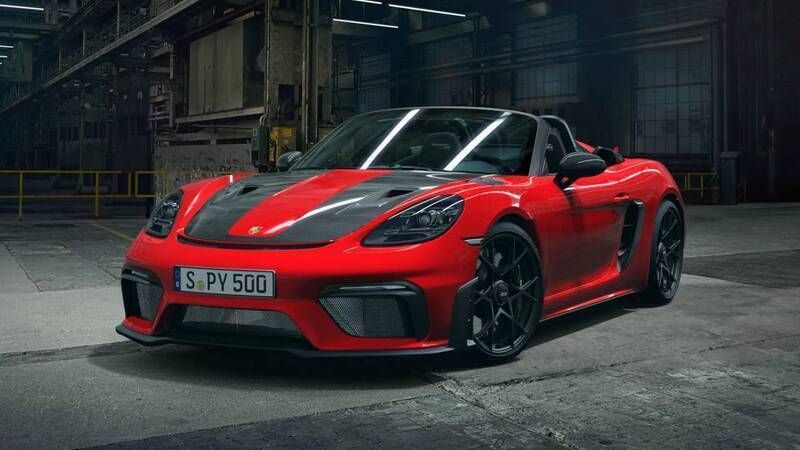 Indischrot Neu 2025 Porsche 718 Spyder | 197.656 € - Bild 1/4
