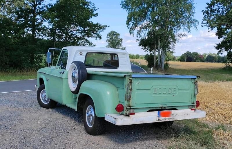 Second-hand Dodge D100 200 CP (147 kW) 1967 Verde Pickup