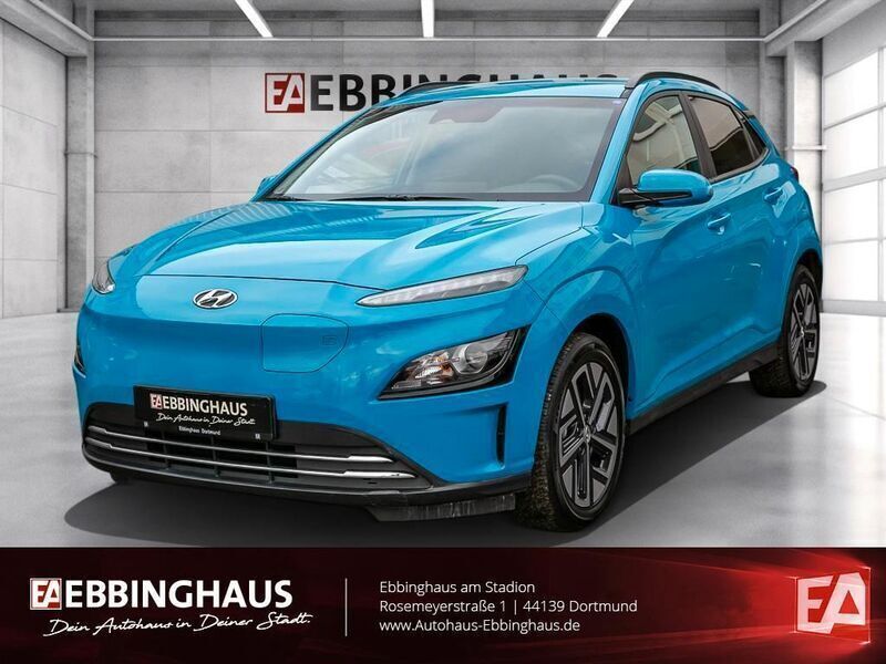 Blau Gebraucht 2021 Hyundai Kona Edition SUV | 22.690 € (Etwas zu teuer) - Bild 1/4