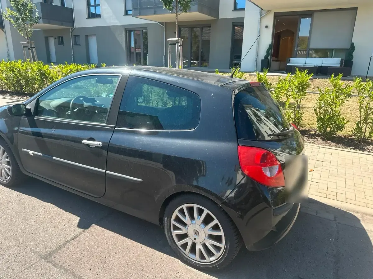 Gebraucht Renault Clio 2007 Schwarz Kleinwagen