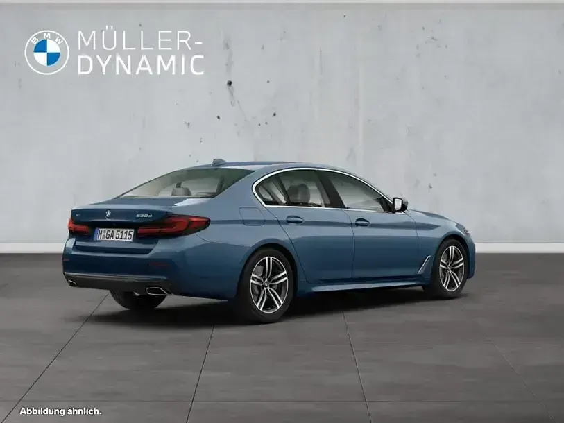 Gebraucht BMW 530 Efficient Dynamics 286 PS (210 kW) 2023 Arctic race blue Limousine