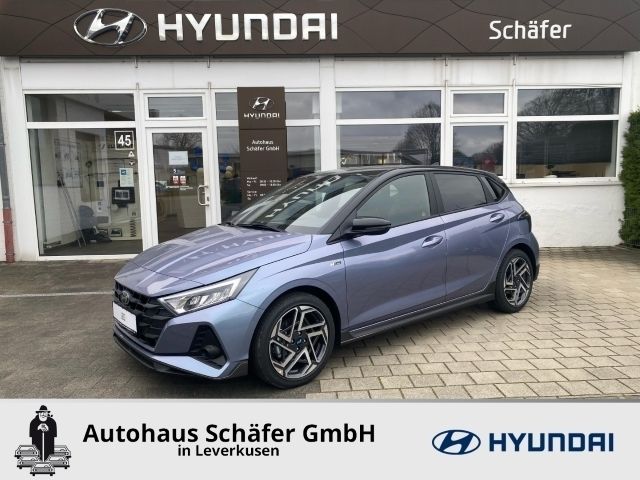 Andere farbe Gebraucht 2022 Hyundai i20 N Line Kleinwagen | 26.898 € - Bild 1/4