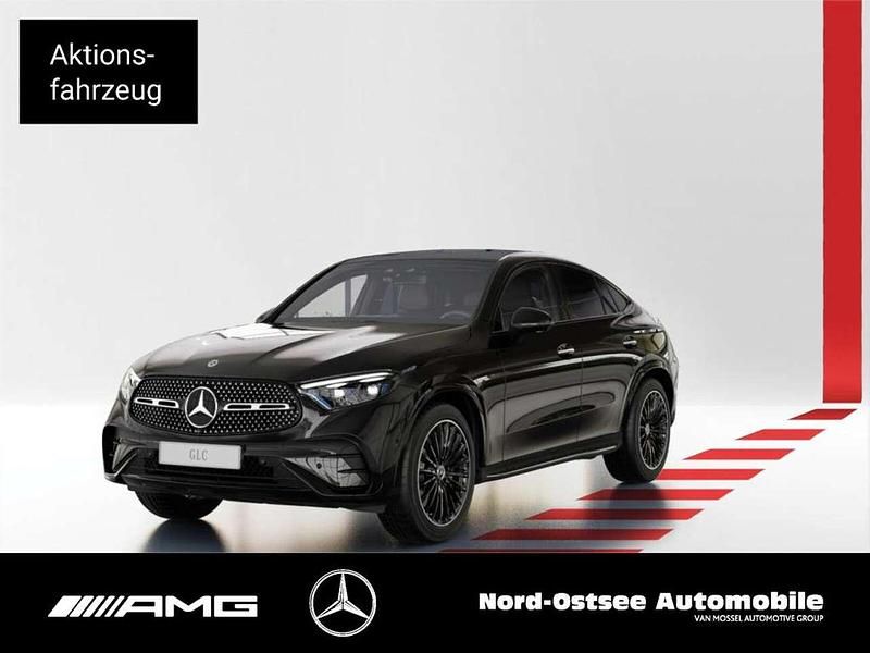 Metalliclack obsidianschwarz Gebraucht 2025 Mercedes GLC450 AMG Coupé | 93.998 € - Bild 1/3