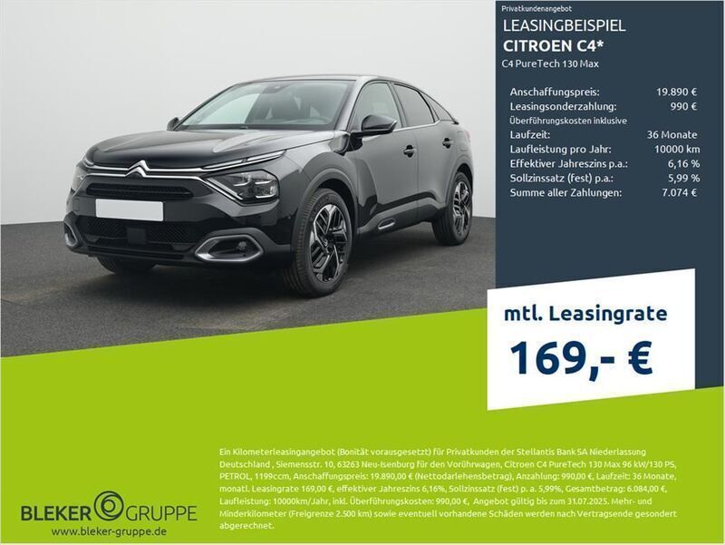 Perla neraschwarz ( Gebraucht 2024 Citroën C4 PureTech Limousine | 19.390 € (Fairer Preis) - Bild 1/1