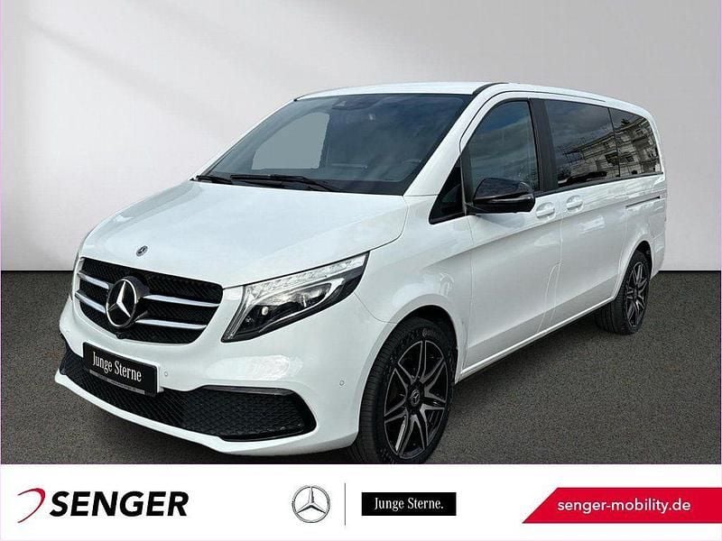 Bergkristallweiß Gebraucht 2022 Mercedes V300 Exclusive Van / Kleinbus | 66.450 € (Guter Preis) - Bild 1/4