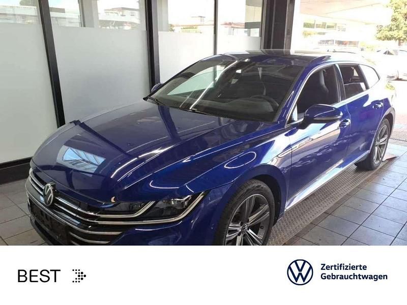 Lapiz blue metallic (metallic) Gebraucht 2021 VW Arteon R-line Kombi | 28.888 € (Fairer Preis) - Bild 1/3