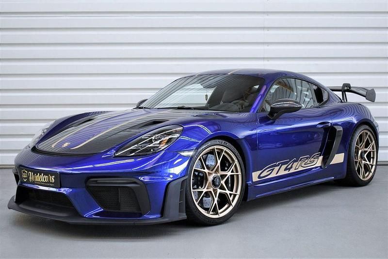 Gebraucht Porsche 718 Cayman GT4 500 PS (367 kW) 2022 San marino blue metallic Coupé