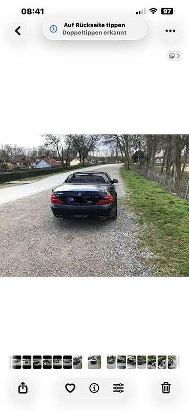 Gebraucht Mercedes SL500 306 PS (225 kW) 2002 Schwarz Cabrio